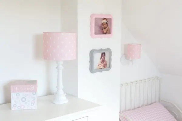 Wandleuchte LOVELY DOTS PINK