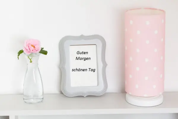 Nachttischlampe LOVELY DOTS PINK
