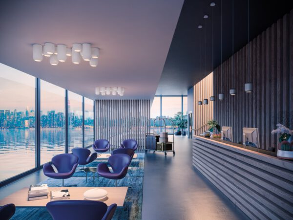 Geometrische Led-Deckenleuchte Urban Axo Light