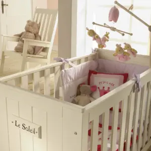 Babybett Marseille Kiefernholz 120x60 cm – Bild 2