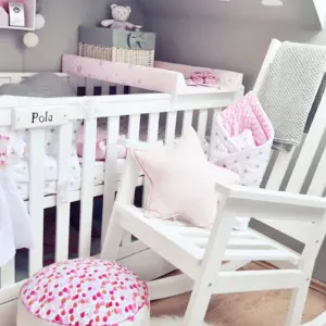 Babybett Marseille Kiefernholz 120x60 cm – Bild 11