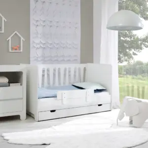 Umbauseitenteil mit Rausfallschutz für Kinderbetten Moon/Basic – Bild 4