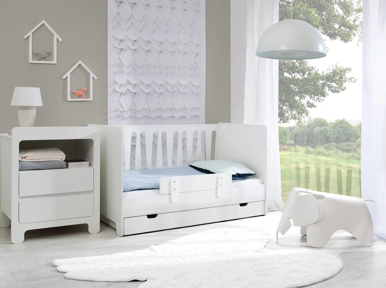 Babybett Kinderbett Juniorbett  Moon 140x70 cm – Bild 6