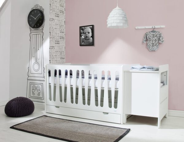 Babybett Kinderbett Juniorbett  Moon 140x70 cm