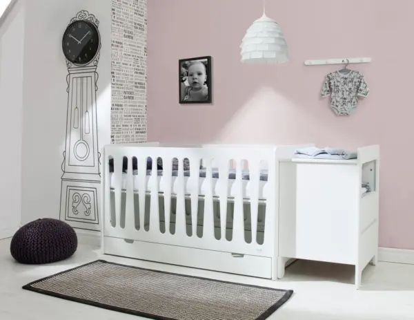 Babybett Kinderbett Juniorbett  Moon 140x70 cm
