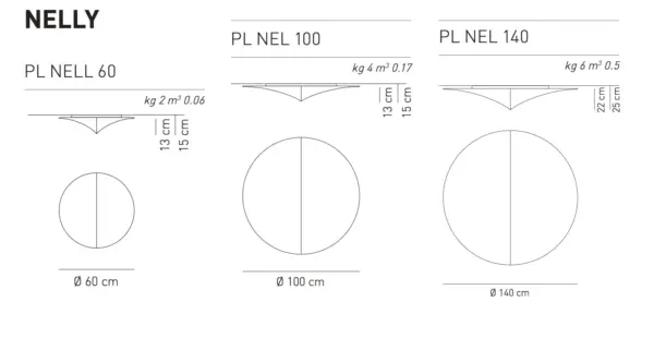 Stoff für die Deckenlampe Nelly Axo Light