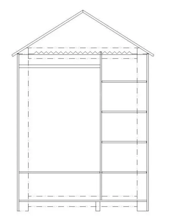 Marseille MDF- Kleiderschrank 3-türig
