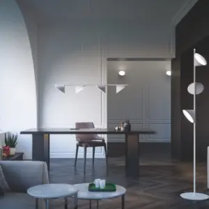 Moderne einflammige LED-Wand-/Deckenleuchte Orchid Axolight – Bild 3