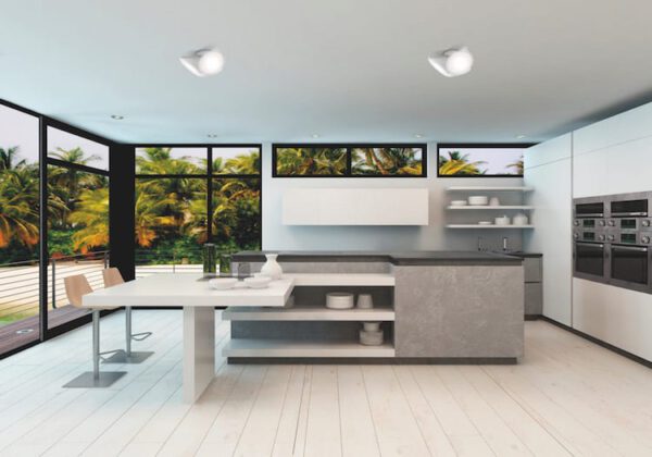 Moderne dreiflammige LED-Deckenleuchte Orchid Axo Light
