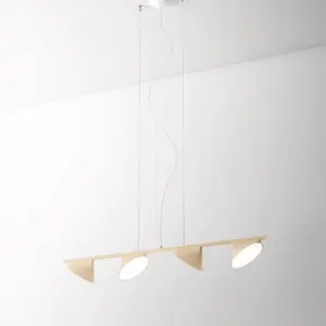 Extravagante vierflammige LED-Hängeleuchte Orchid Axo Light