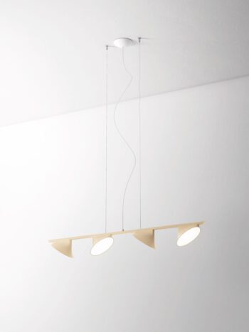 Extravagante vierflammige LED-Hängeleuchte Orchid Axo Light