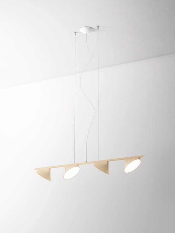 Extravagante vierflammige LED-Hängeleuchte Orchid Axo Light