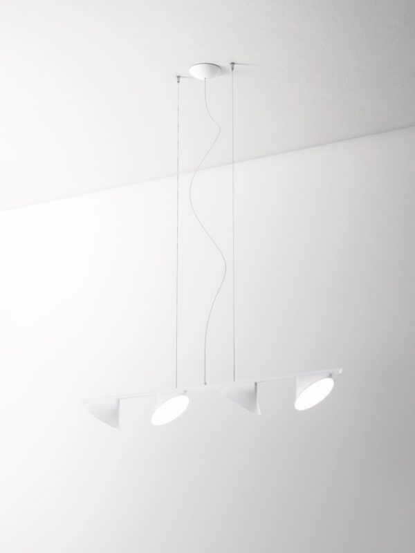 Extravagante vierflammige LED-Hängeleuchte Orchid Axo Light