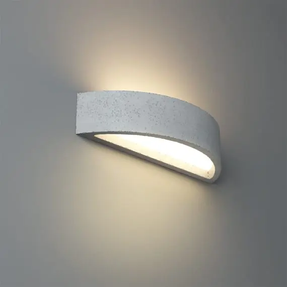 Beton-Wandleuchte Omega 40