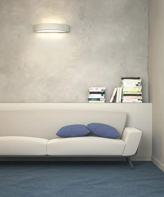 Beton-Wandleuchte Omega 40
