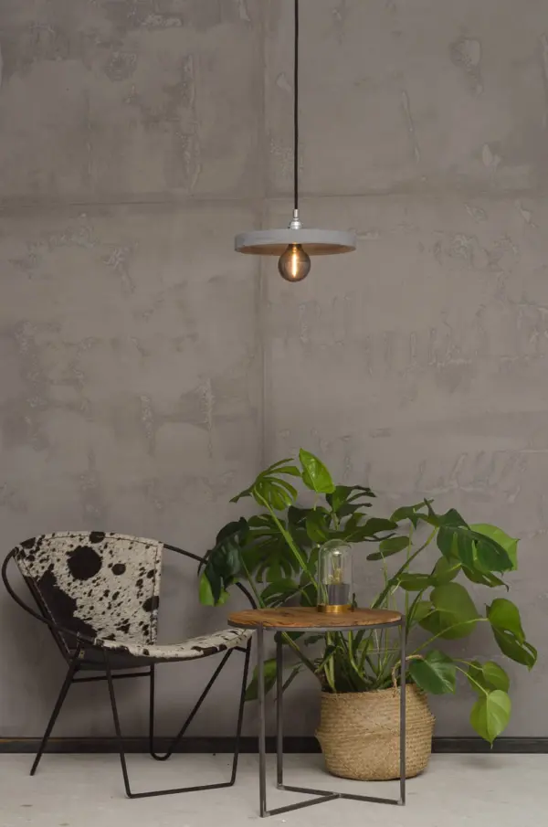 Beton-Hängeleuchte Motivo
