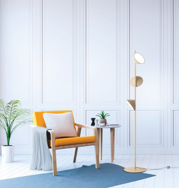 Stilvolle dreiflammige LED-Stehleuchte Orchid Axo Light