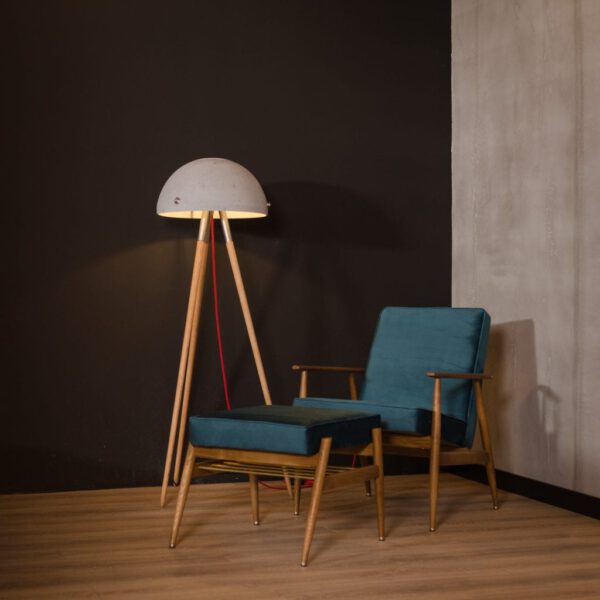 Beton-Stehlampe Sfera