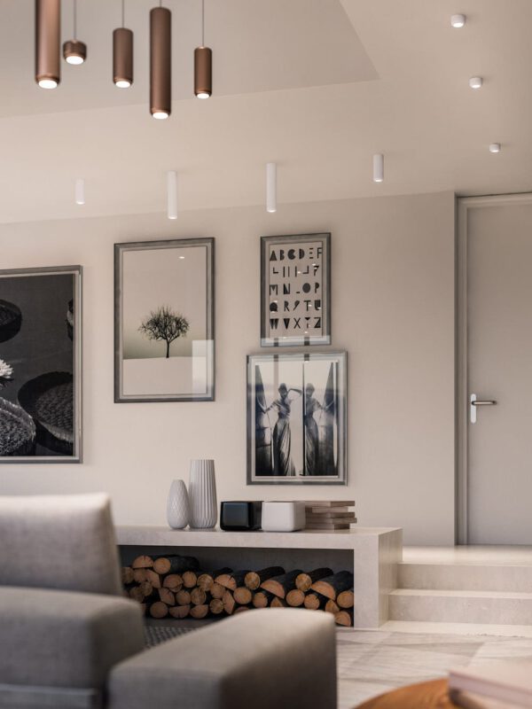 Geometrische Led-Deckenleuchte Urban Mini Axo Light