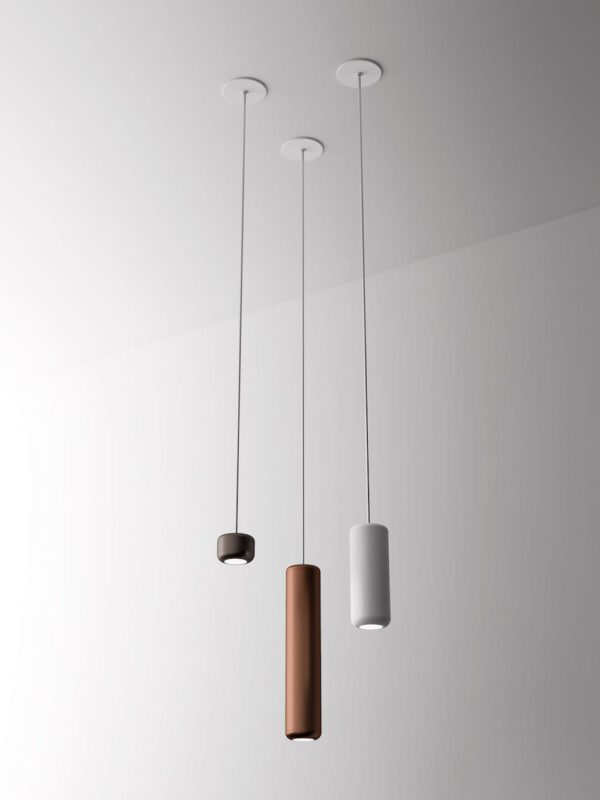 Geometrische LED-Hängeleuchte Urban Mini M Aufbau-oder Einbauversion Axo Light