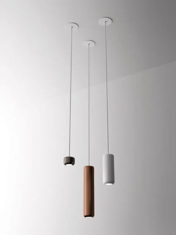 Geometrische LED-Hängeleuchte Urban Mini P Aufbau-oder Einbauversion Axo Light