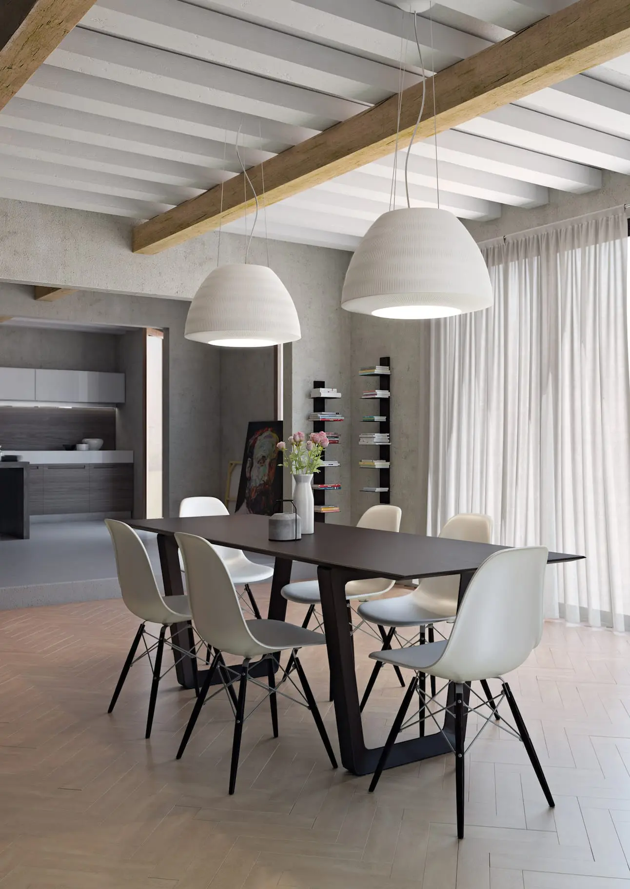 Designer-Hängeleuchte Bell ø 60 cm Axo Light – Bild 4