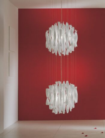 Luxuriöse Designer- Hängeleuchte Aura 60/2 Axo Light