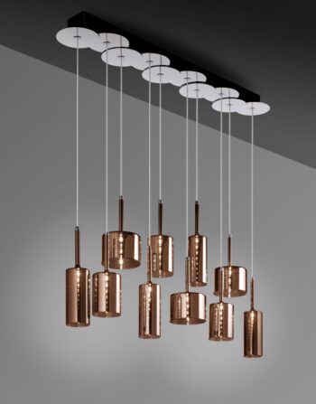 Exklusive Glas-Hängeleuchte Spillray 10 Axo Light