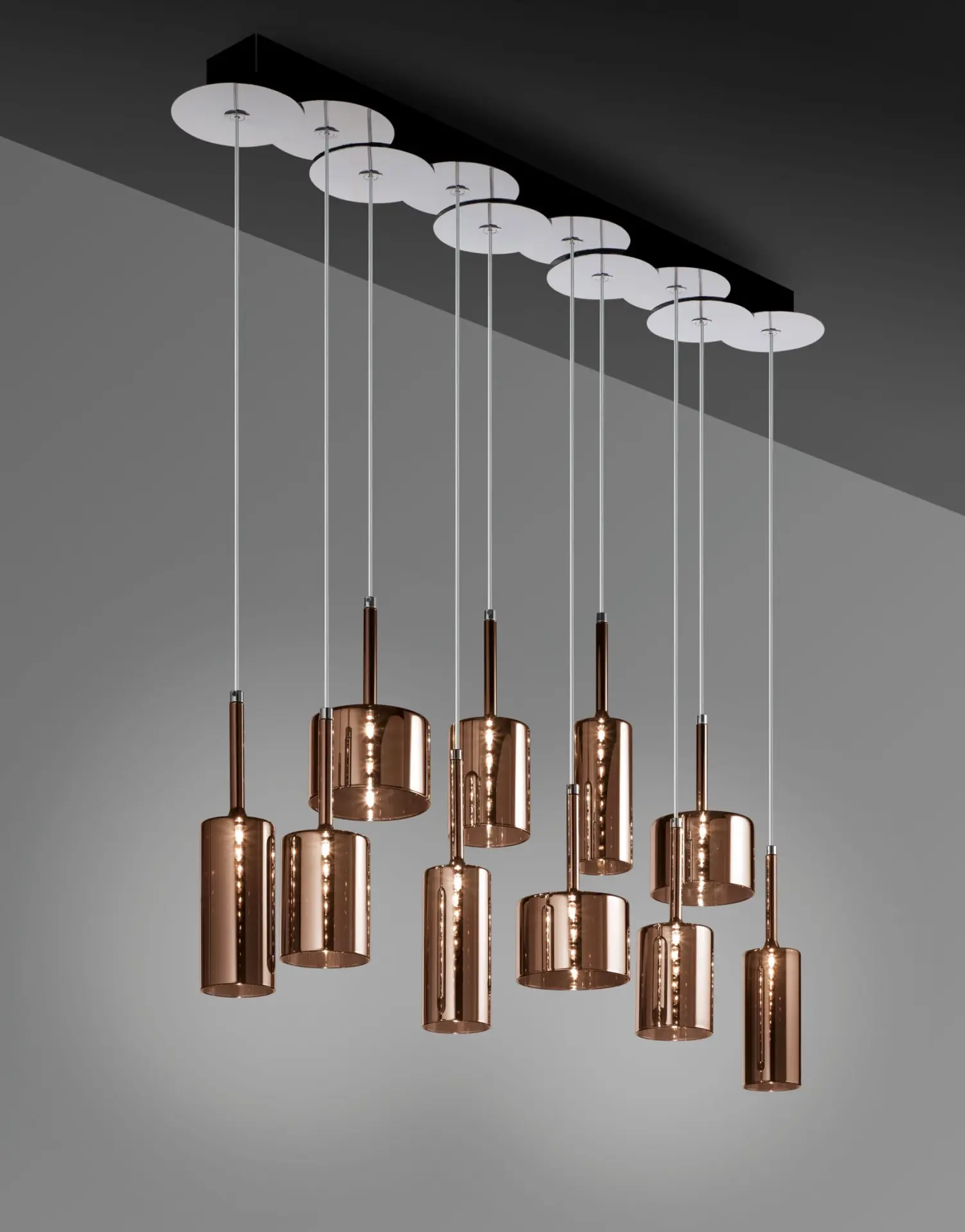 Exklusive Glas-Hängeleuchte Spillray 10 Axo Light – Bild 1