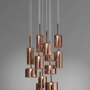 Dekorative Glas-Hängeleuchte Spillray 12 Axo Light