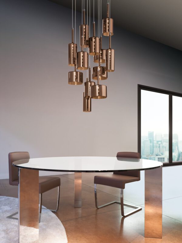 Dekorative Glas-Hängeleuchte Spillray 12 Axo Light