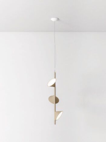 Stilvolle dreiflammige LED-Hängeleuchte Orchid Axo Light