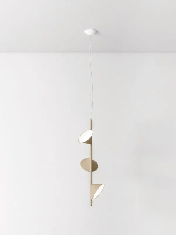 Stilvolle dreiflammige LED-Hängeleuchte Orchid Axo Light