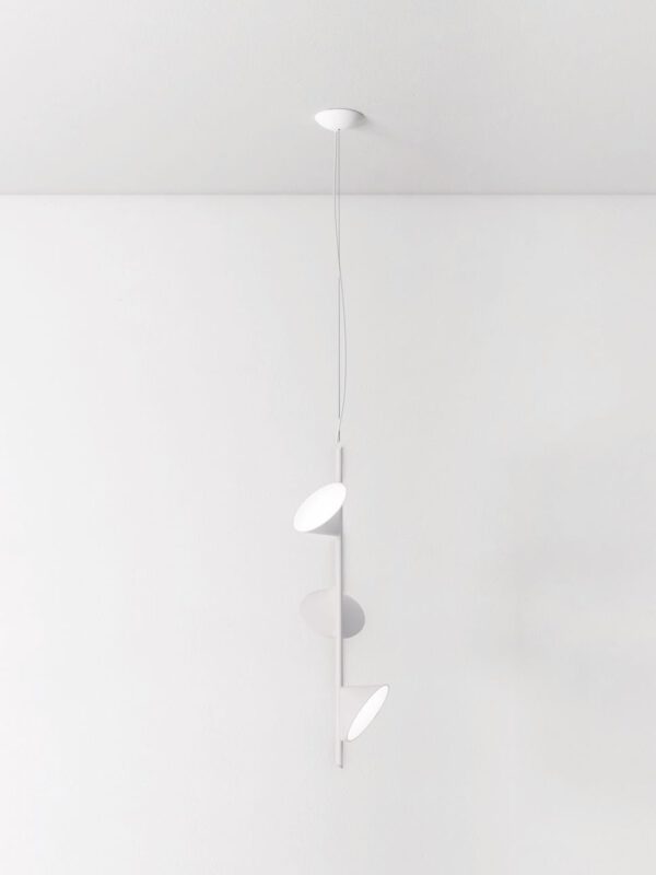 Stilvolle dreiflammige LED-Hängeleuchte Orchid Axo Light