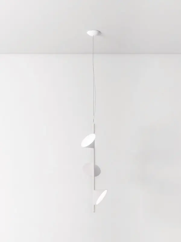 Stilvolle dreiflammige LED-Hängeleuchte Orchid Axo Light