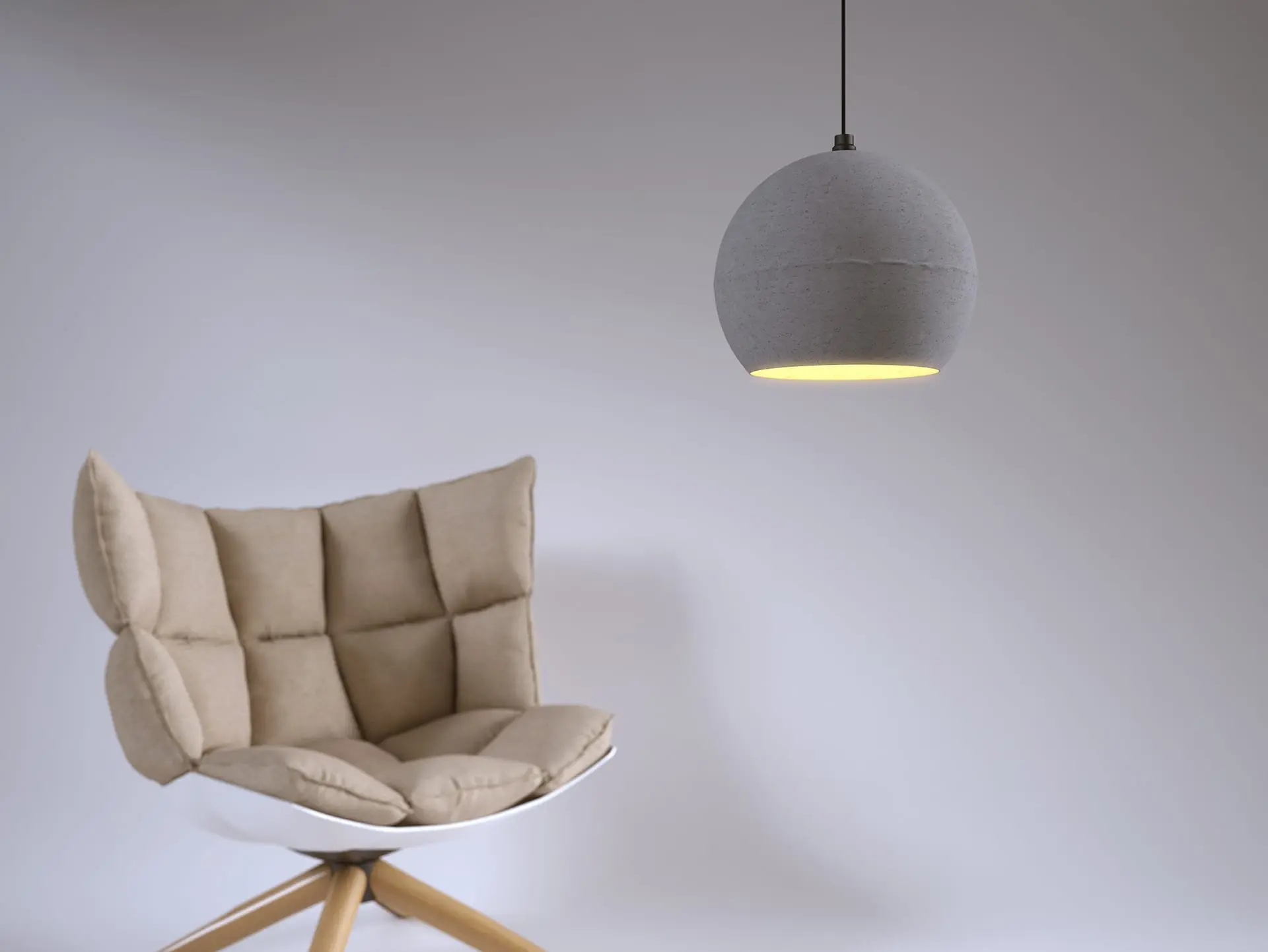 Beton-Hängeleuchte Superfly C – Bild 3
