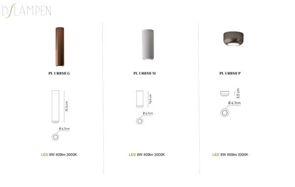 Geometrische Led-Deckenleuchte Urban Mini Axo Light