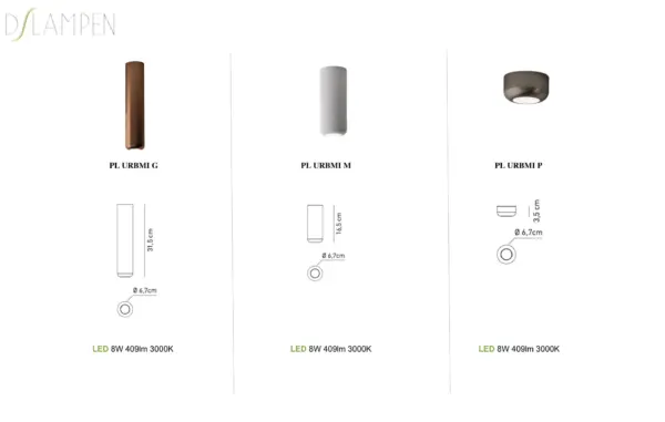 Geometrische Led-Deckenleuchte Urban Mini Axo Light