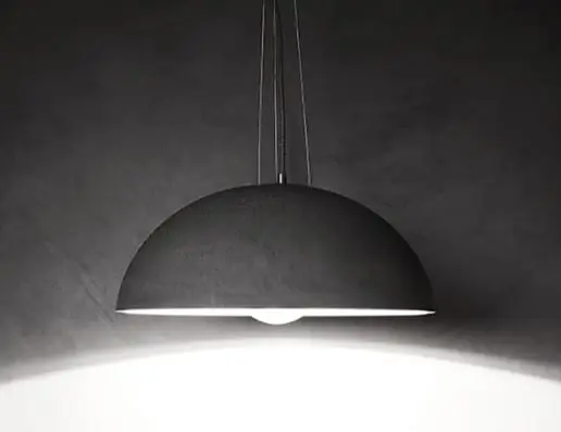 Beton-Hängeleuchte Globus 410