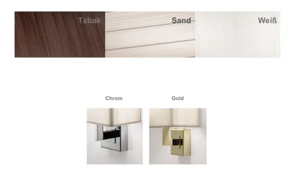 Elegante Wandleuchte Clavius BR Axo Light