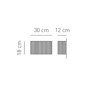 Elegante Wandleuchte Clavius 30 Axo Light – Bild 6
