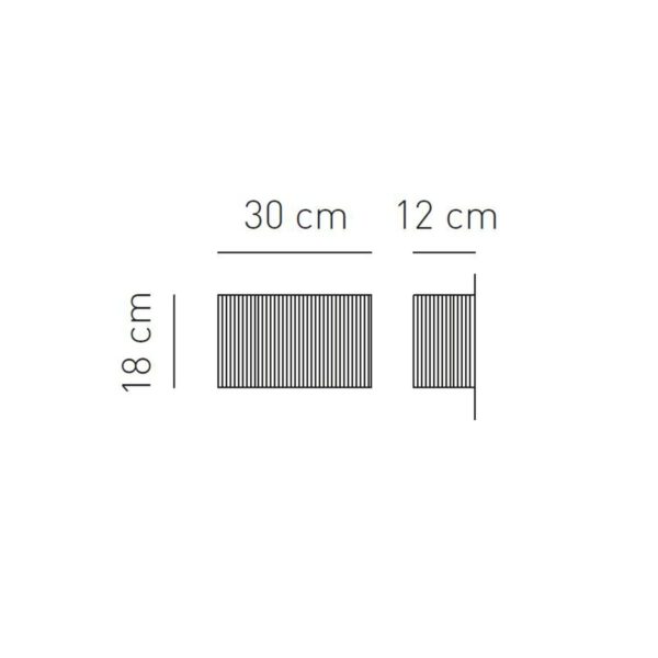 Elegante Wandleuchte Clavius 30 Axo Light