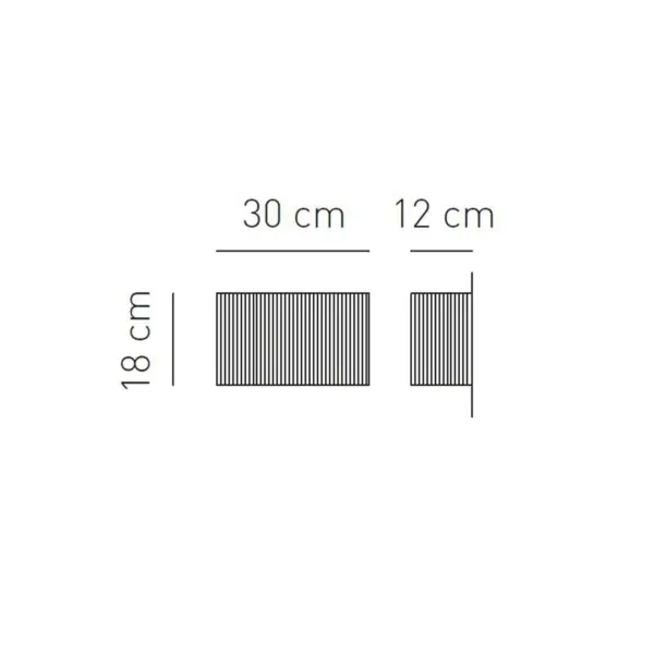 Elegante Wandleuchte Clavius 30 Axo Light