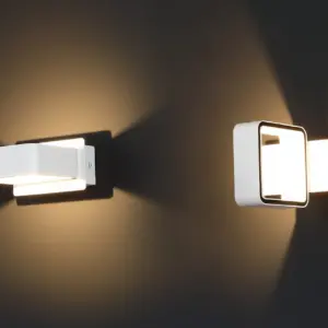 Quadratische LED-Wandleuchte Tokyo