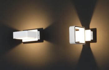 Quadratische LED-Wandleuchte Tokyo
