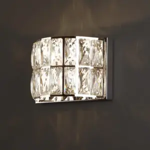 Kristall-Wandleuchte DIAMANTE II