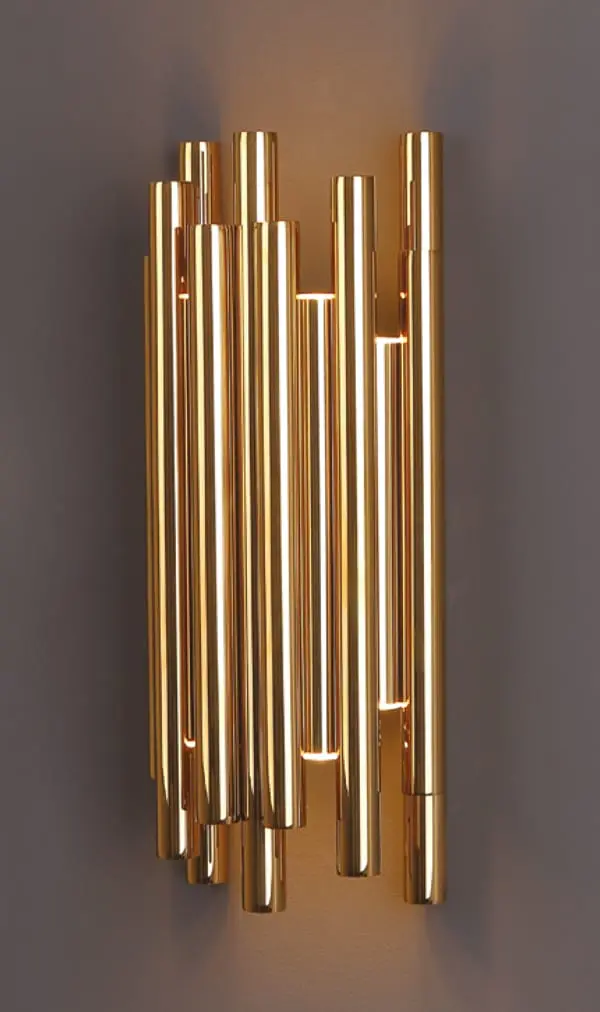 Wandleuchte-LED ORGANIC Gold