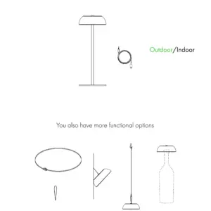 Designer-Tischlampe Float Axo Light mit USB IP55 – Bild 21