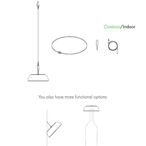 Designer-Hängelampe Float Axo Light mit USB IP55 – Bild 11