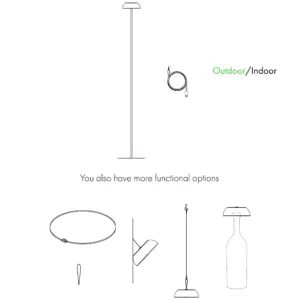 Designer-Stehlampe Float Axo Light mit USB IP55 – Bild 14